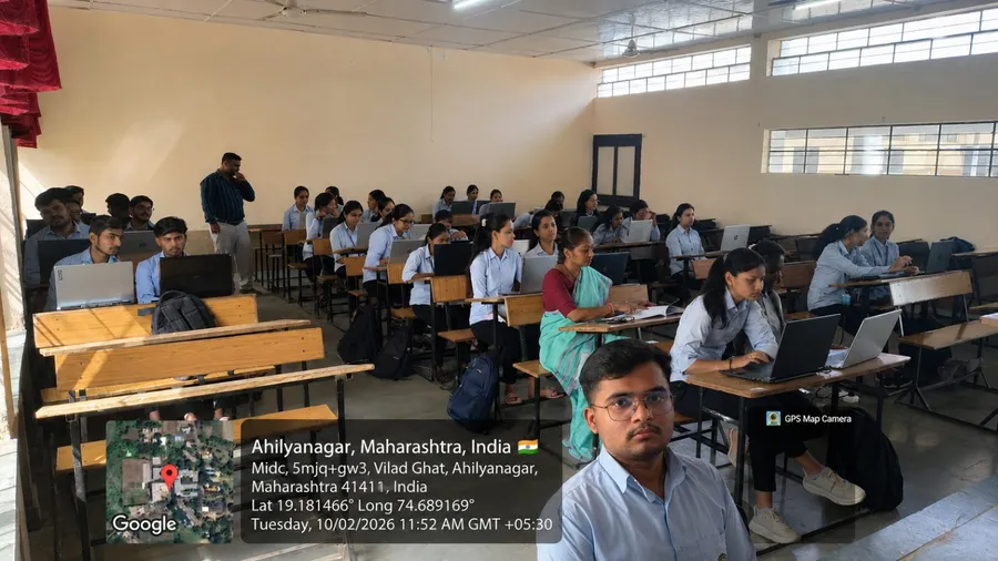 Students pair programming in a lab
